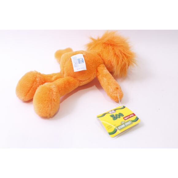 Sesame Street, Zoe, Small Plush, 1994, Kid Dimension, Orange, ~ 251107-WH 1232 - Picture 3 of 3